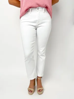 White Kick Flare Jeans