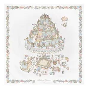 White Le Gateau Swaddle with Gift Box