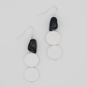 White Mae Dangle Earring