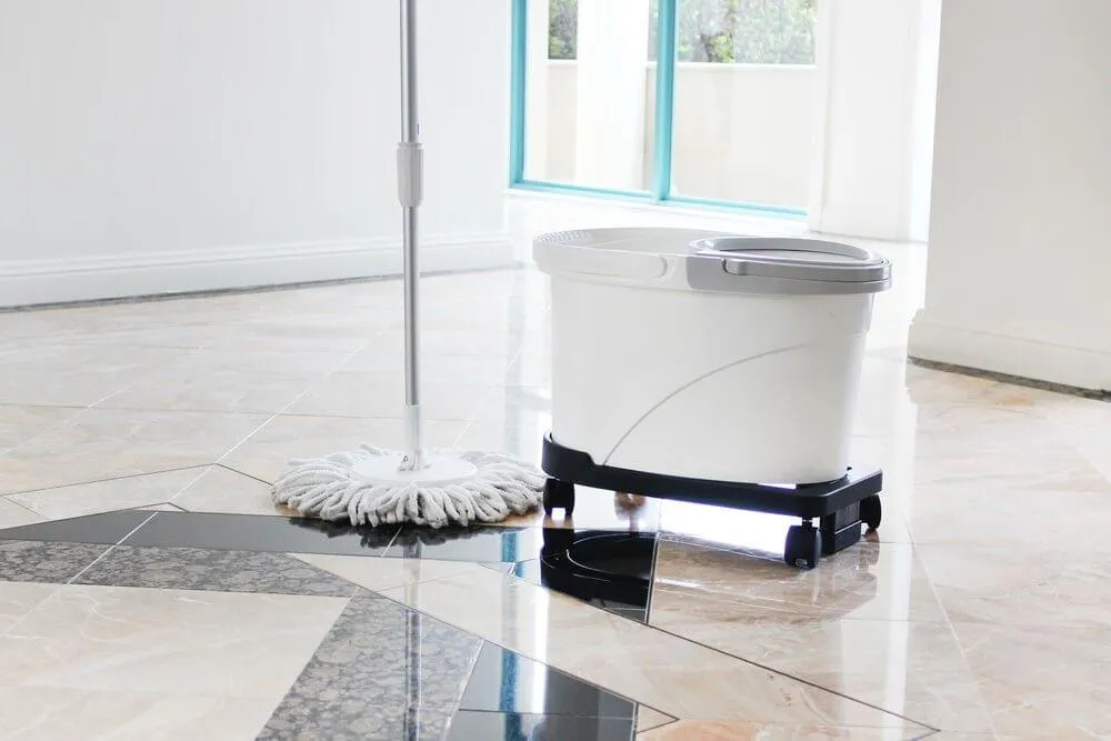 White Magic Spin Mop Trolley for Bucket