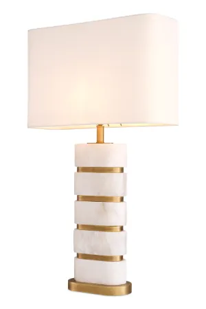 White Modern Table Lamp | Eichholtz Newall