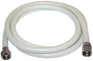 WHITE NYLON REINFORCED FLEXIBLE HOSE 3 METRE