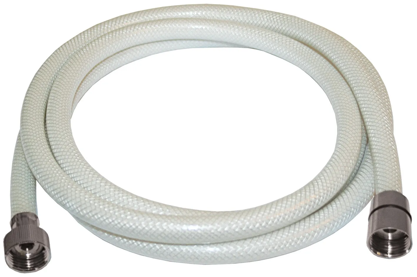 WHITE NYLON REINFORCED FLEXIBLE HOSE 3 METRE