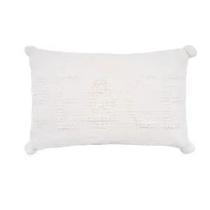 White Peace Pillow