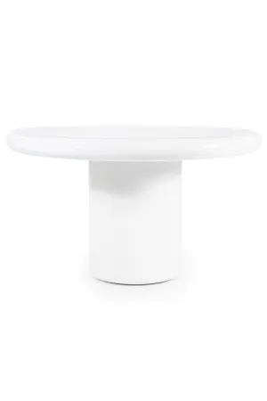 White Pedestal Coffee Table | By-Boo Frost