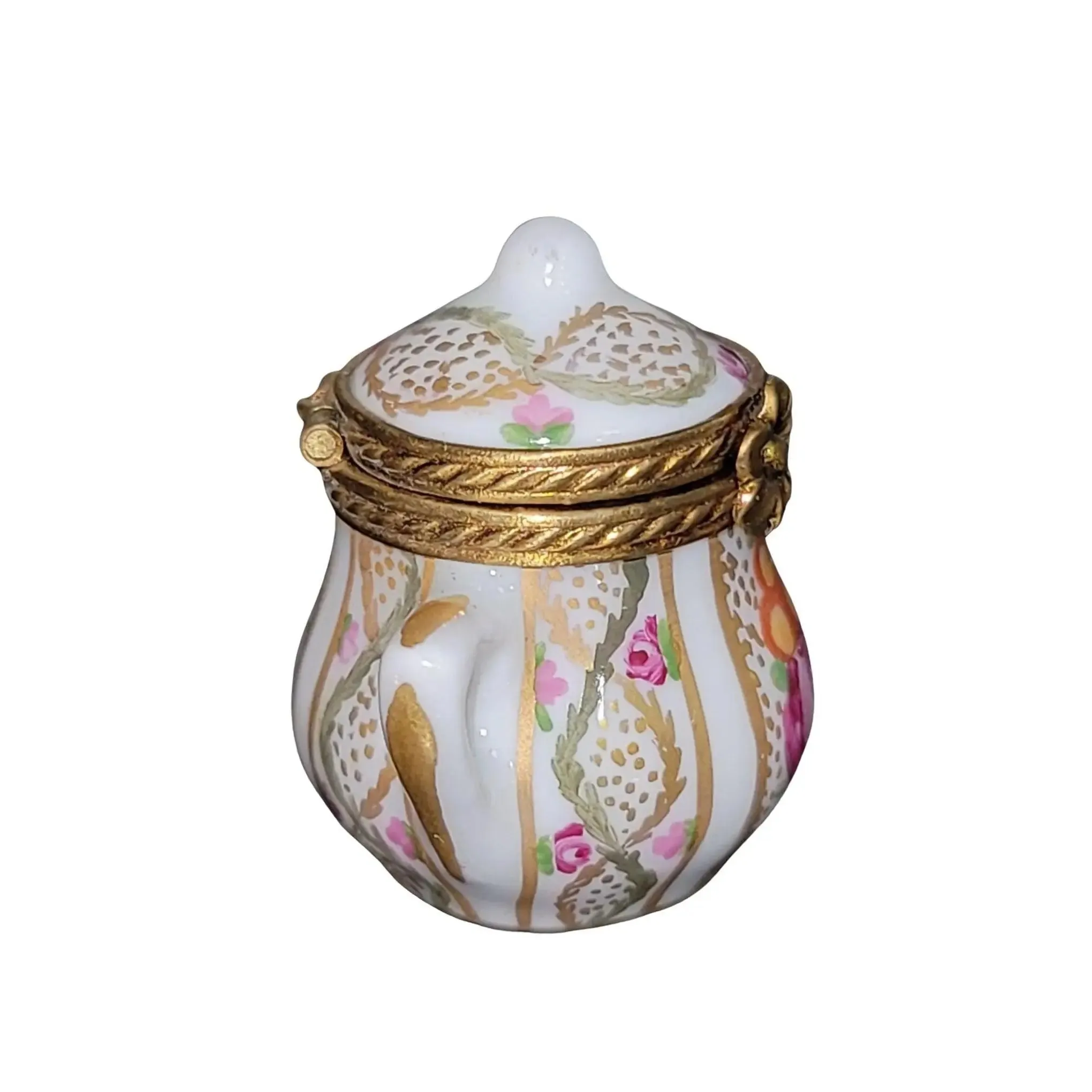 White Pot Canister Urn Tea