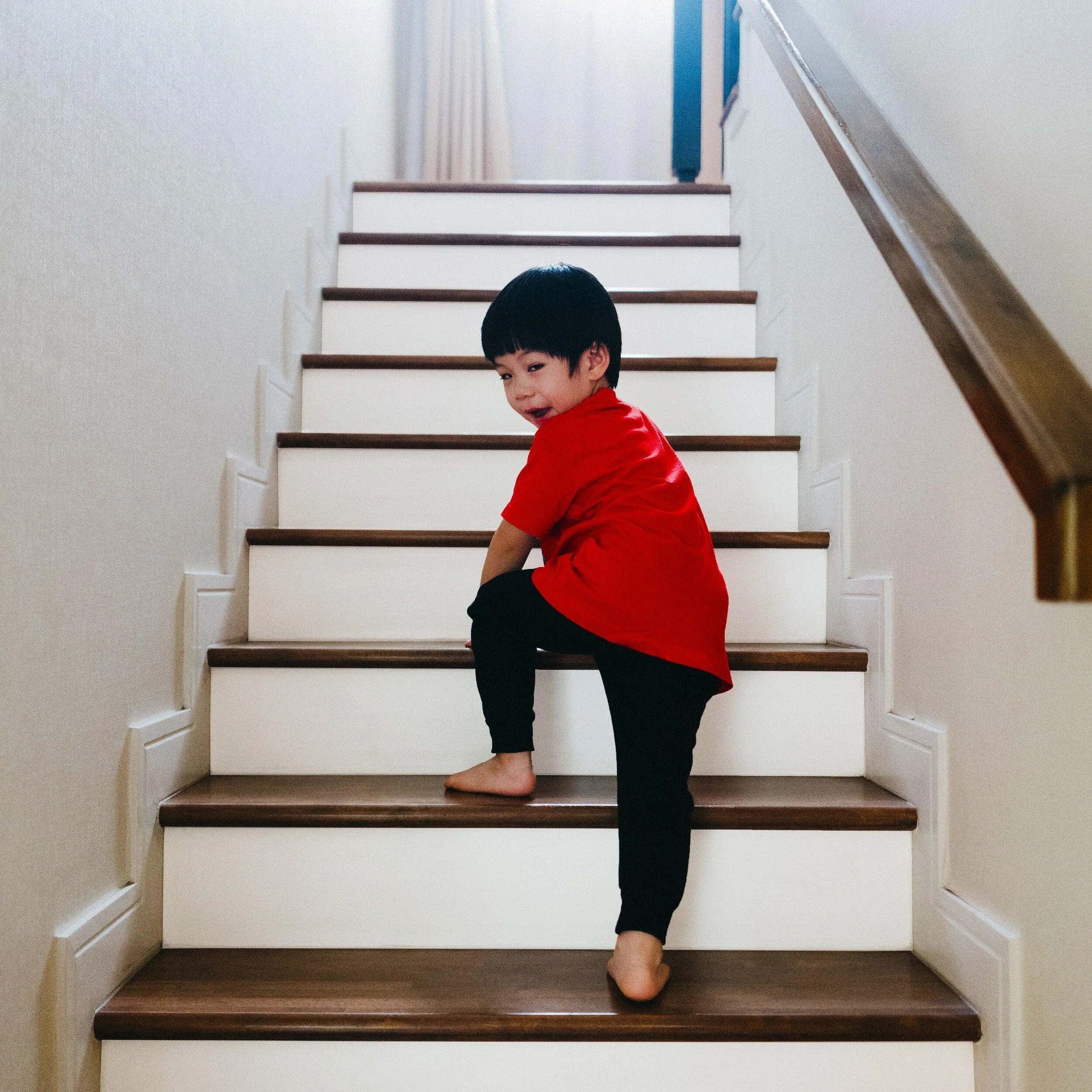 White Self-adhesive Stairs Risers Stickers