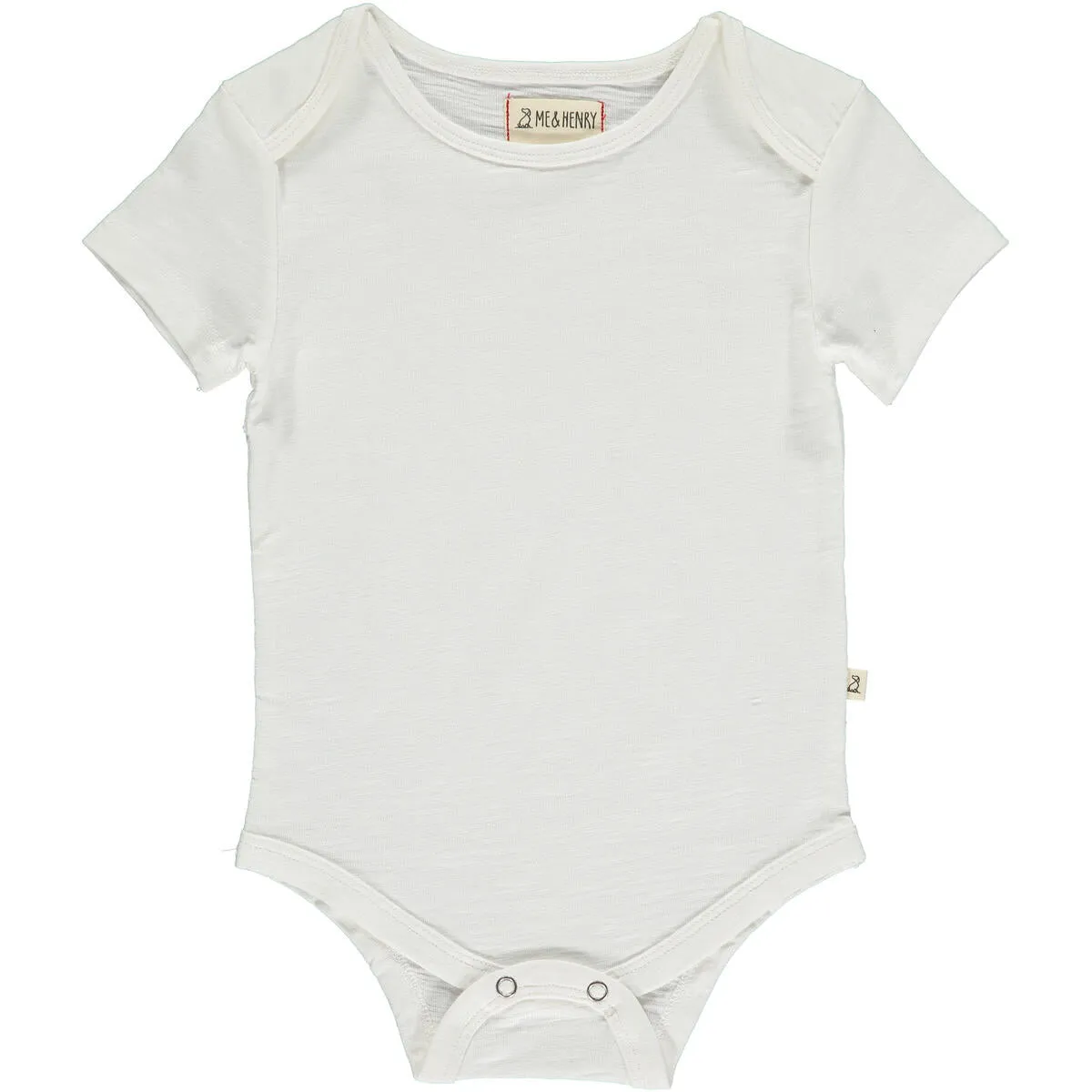 White Short Sleeve Onesie