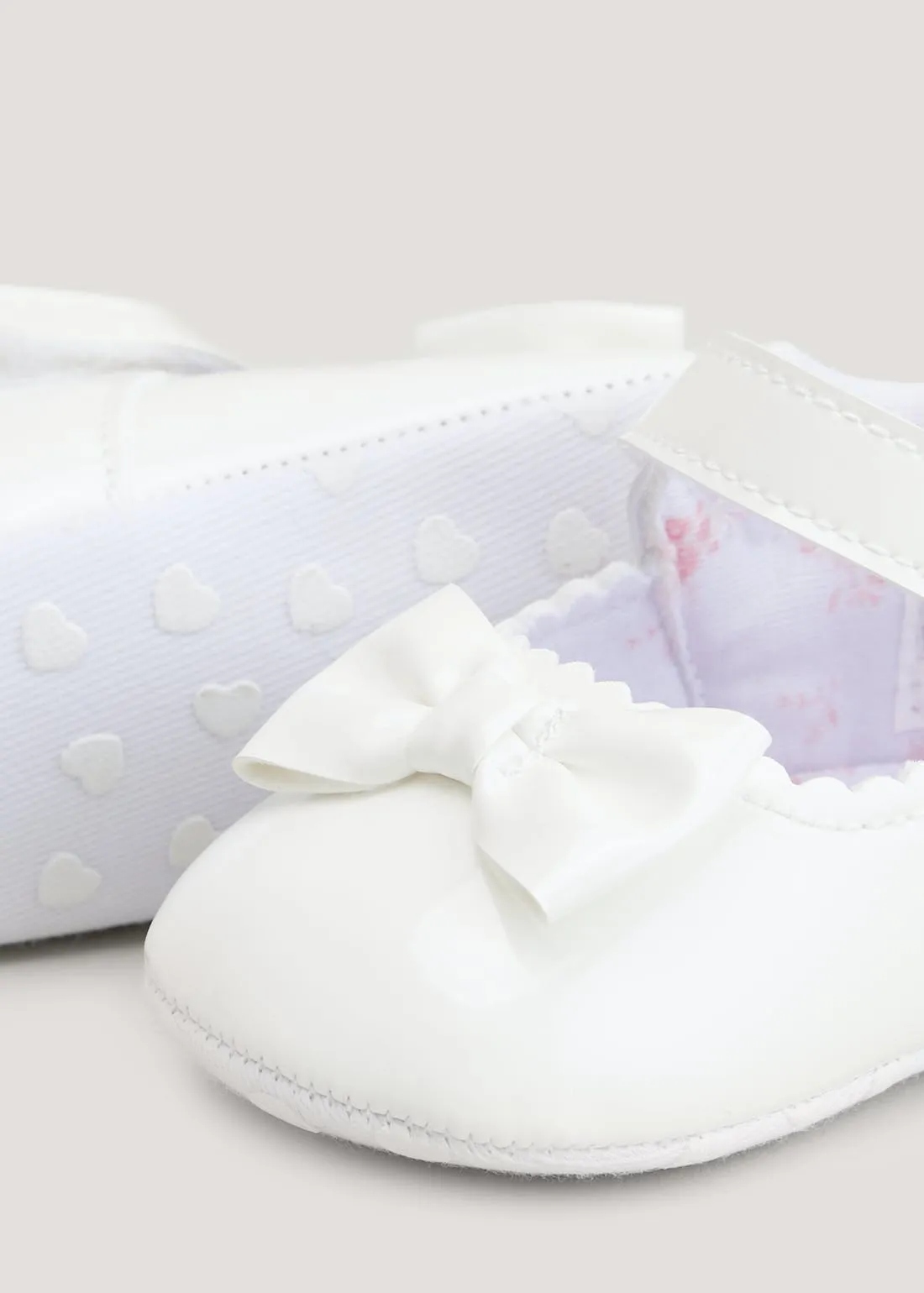 White Soft Sole Baby Shoe