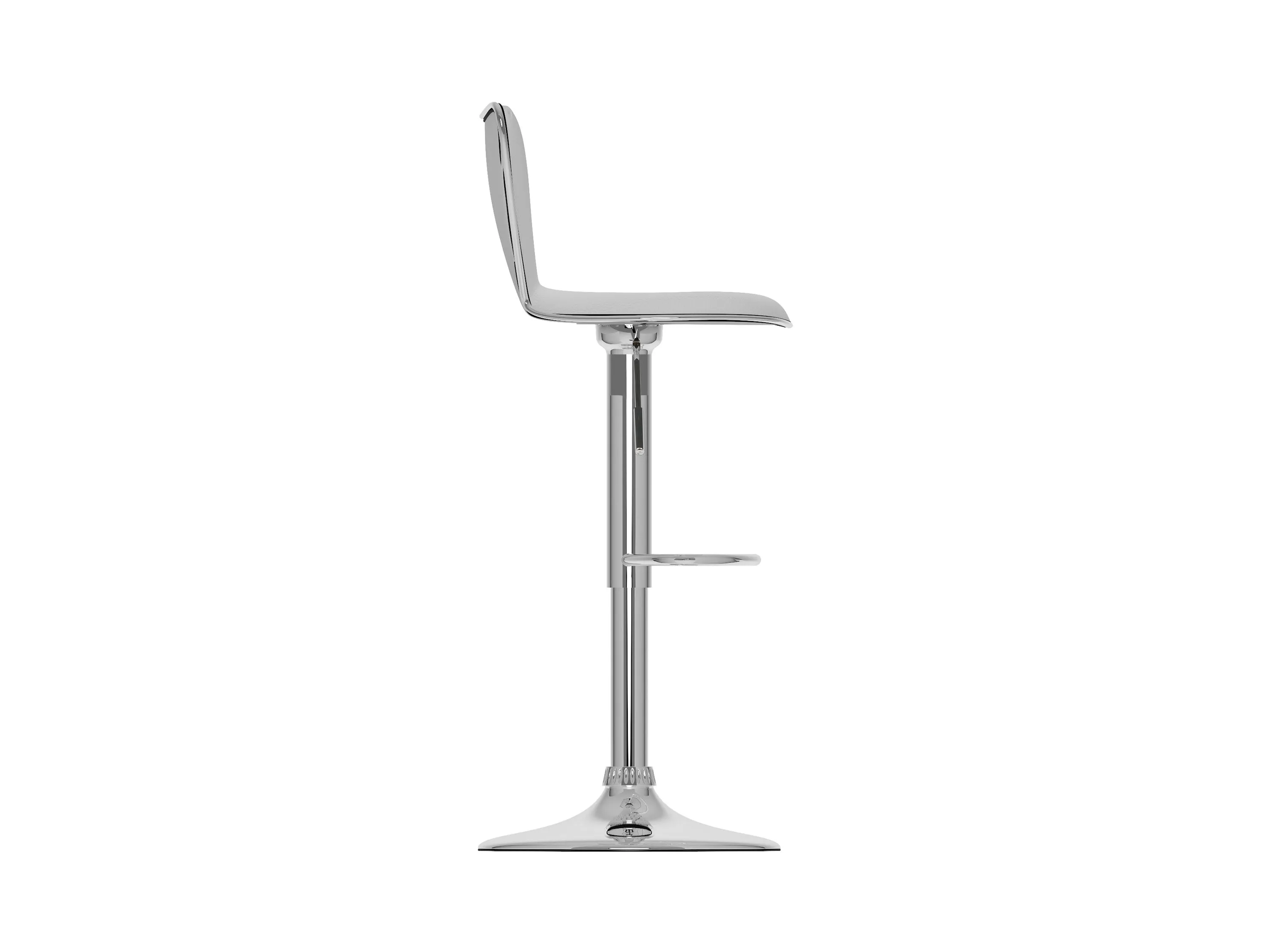 White Swivel Bar Stools, Set of 2