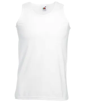 White* - Valueweight athletic vest