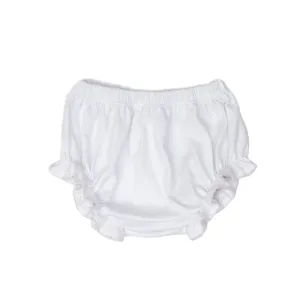 White W/ Lt. Pink Moonstitch Bloomers