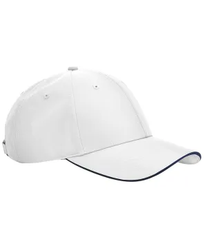 White/French Navy - Team sports-tech cap