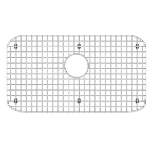 Whitehaus WHNU2918RECG Stainless Steel Kitchen Sink Grid For Noah's Sink Model WHNU2918REC