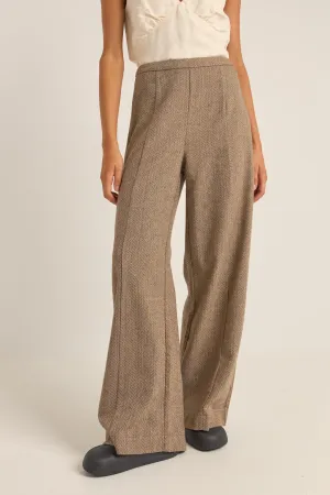 Whitehaven Wide Leg Pant Chocolate