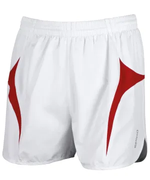 White/Red - Spiro micro-lite running shorts