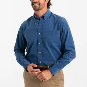 Whitman Corduroy Sport Shirt- Coronet Blue