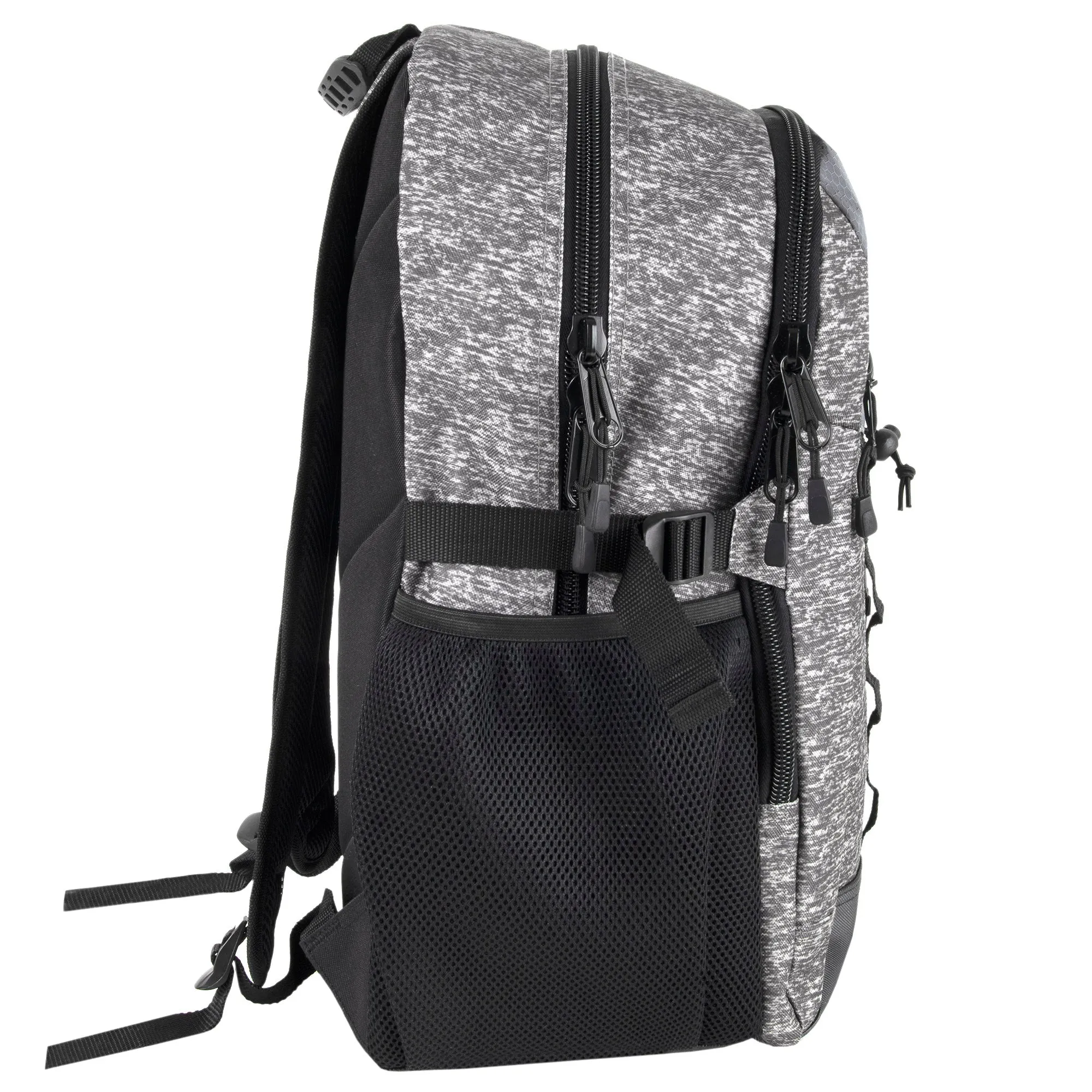 Wholesale 48cm Heather Bungee Backpack 32L Capacity With Laptop Sleeve