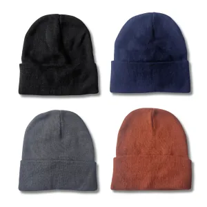 Wholesale Adult Winter Beanie Hat w/cuff Assorted Colors