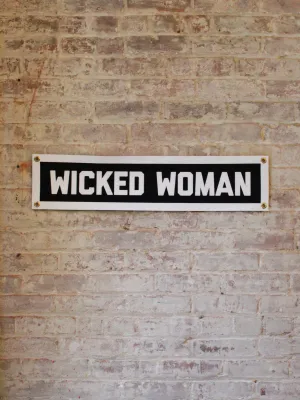 Wicked Woman Champion Banner