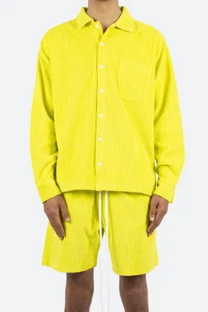 Wide Corduroy Shirt - Volt