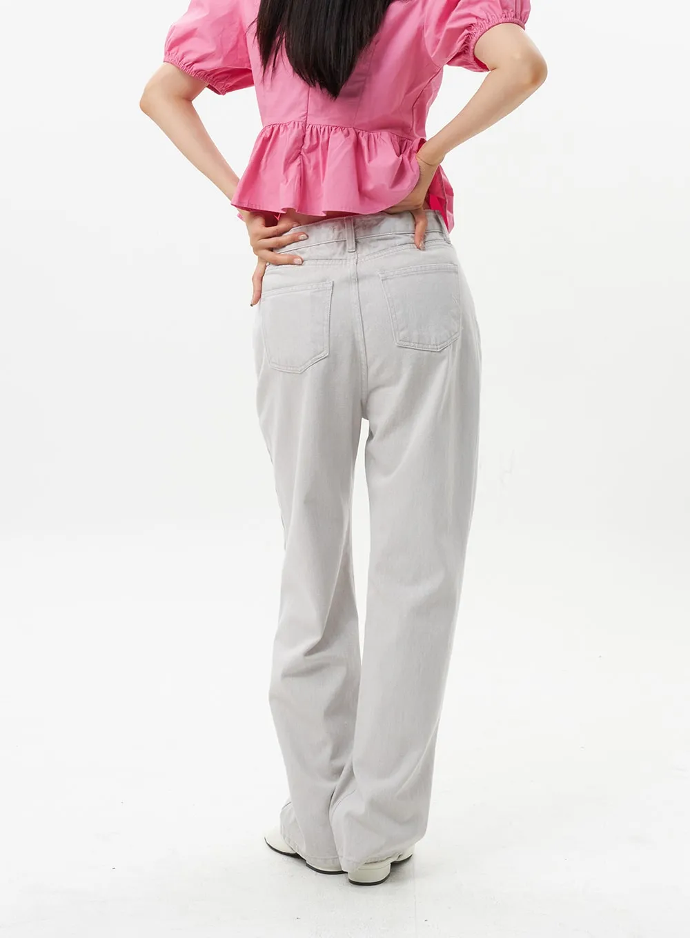 Wide Cotton Pants OU328