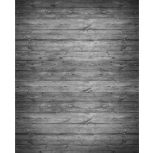 Wide Gray Planks Printed Backdrop