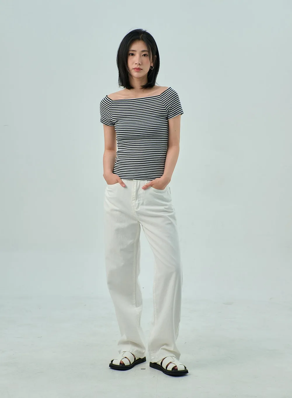 Wide Leg Cotton Pants OY310