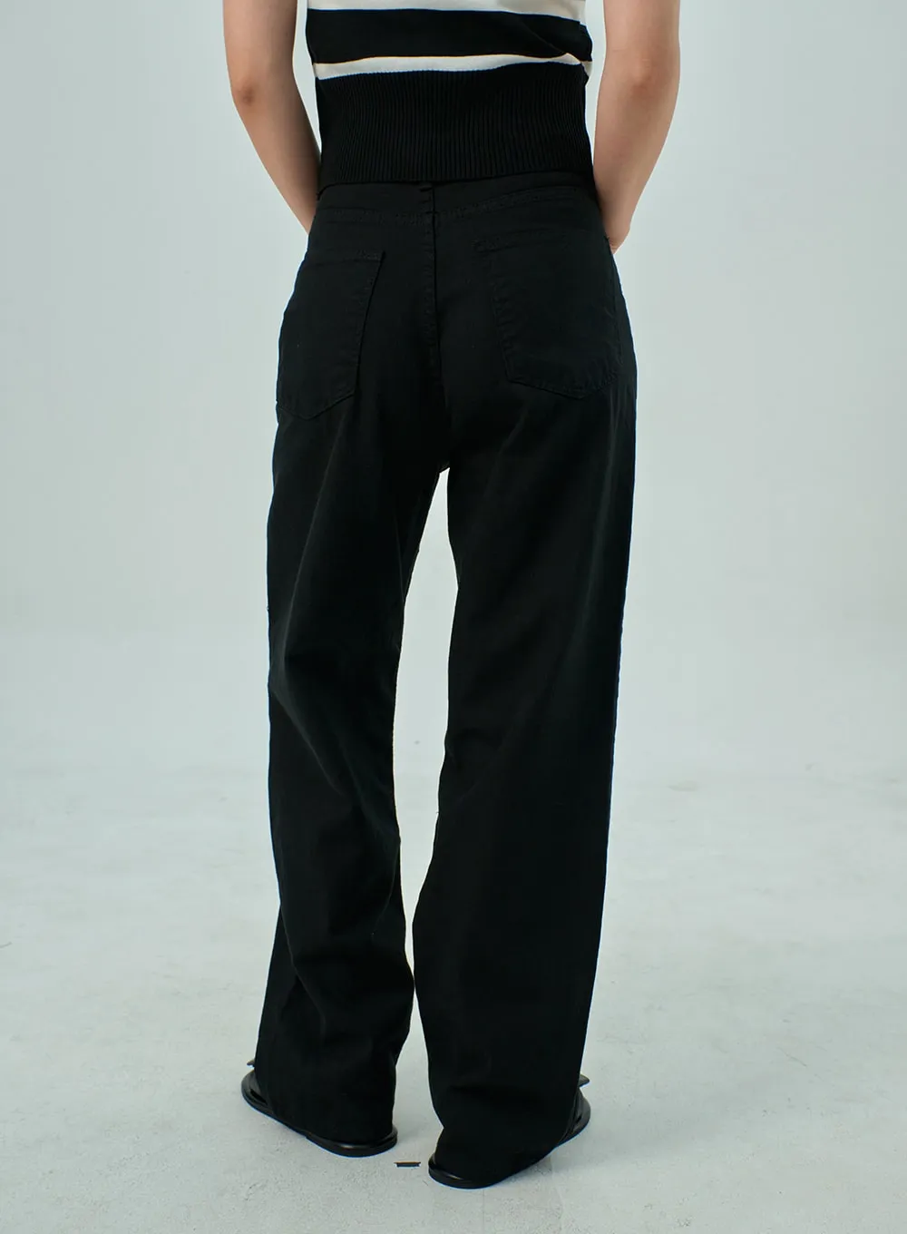 Wide Leg Cotton Pants OY310