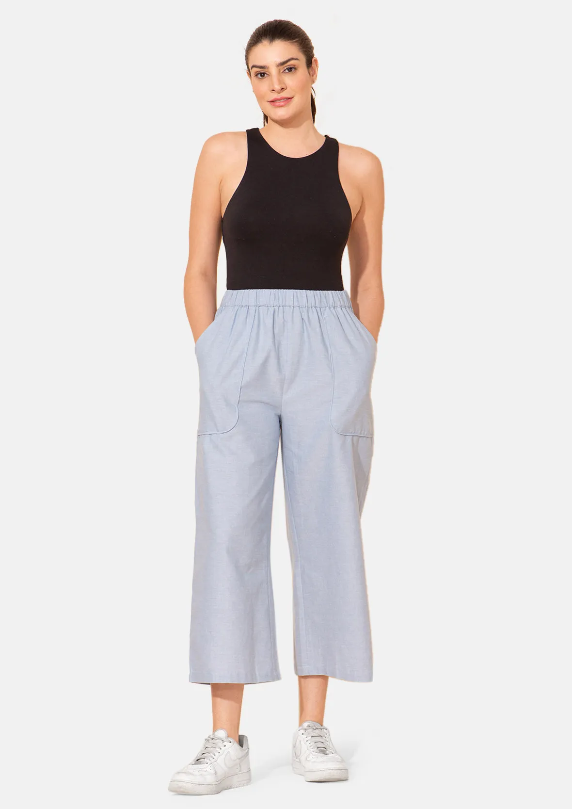 Wide Leg Trouser With Pockets