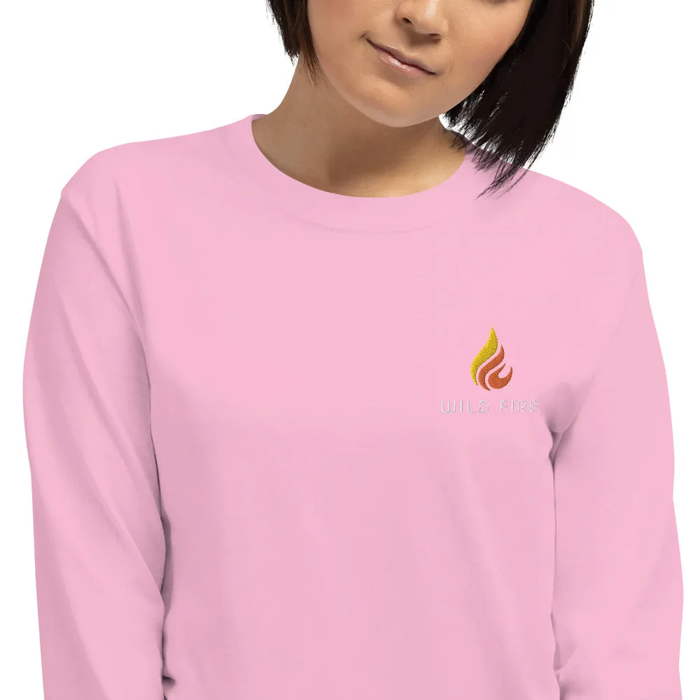 Wild Fire Embroidered Logo Long Sleeve Shirt