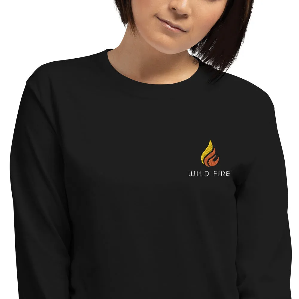 Wild Fire Embroidered Logo Long Sleeve Shirt