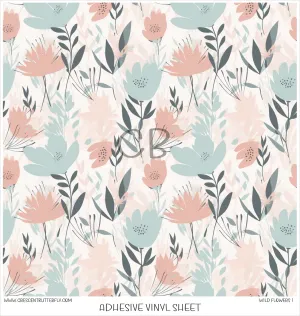 Wild Flowers 1 Printed Vinyl Sheet/Wrap