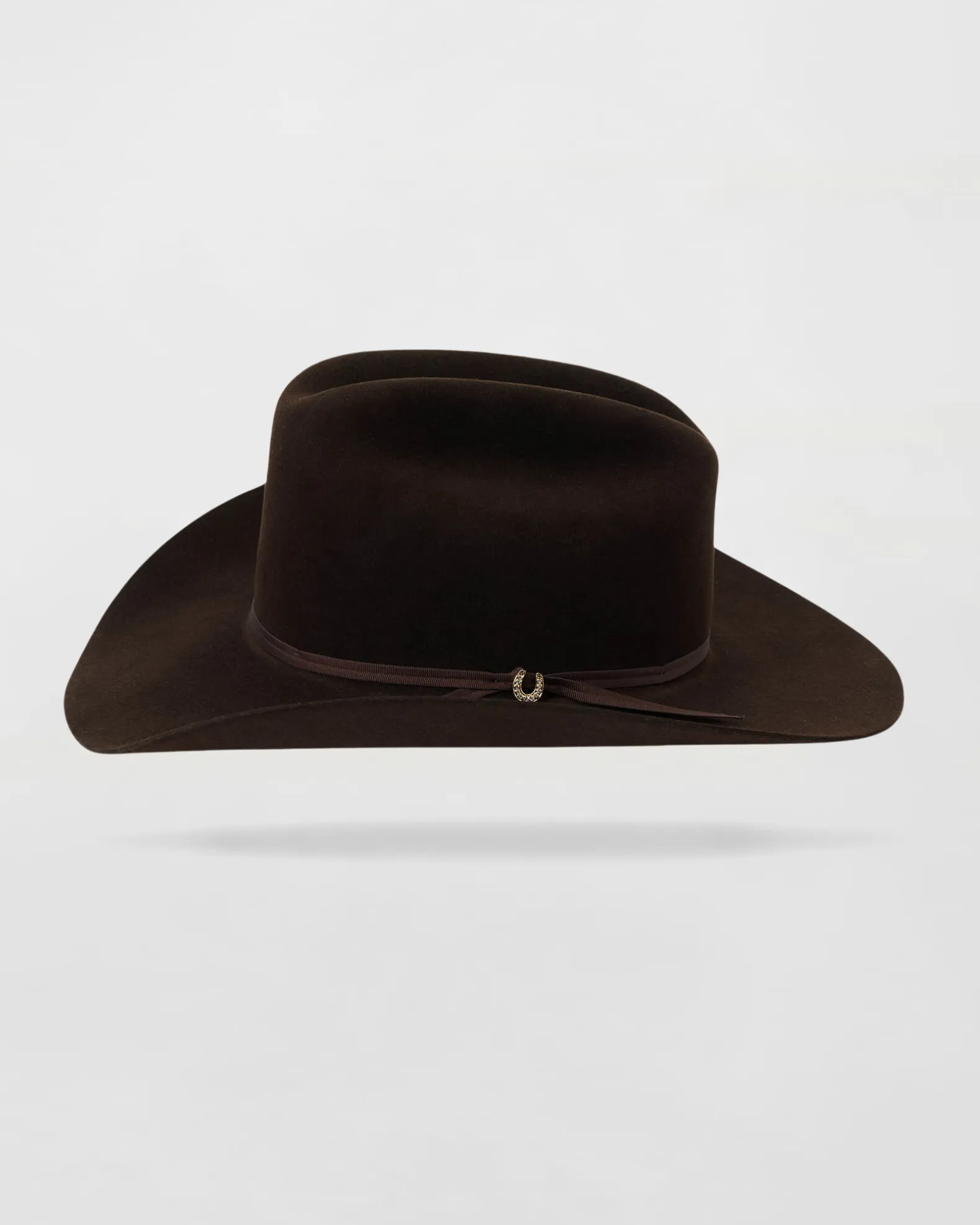 Wild West Collection Felt Outdoor Cowboy Hat in Chocolate