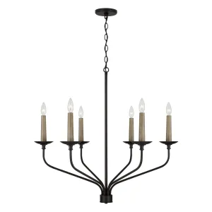 Wilder 6-Light Chandelier in Matte Black