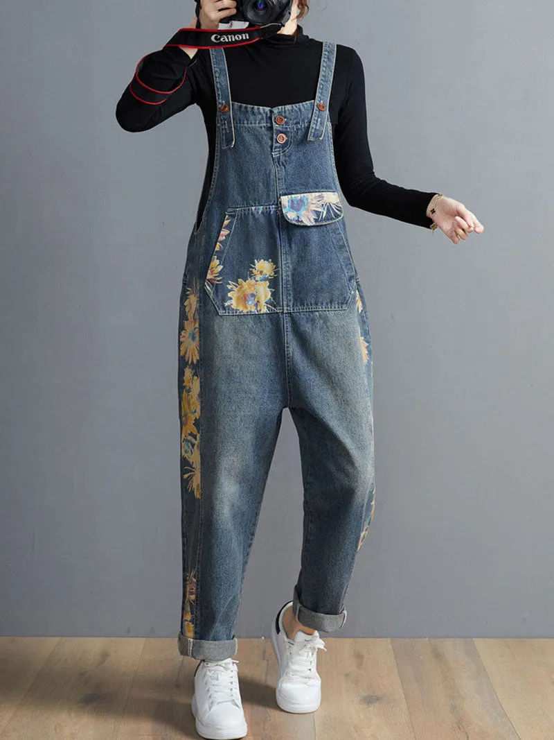 Wildest Dreams Cotton Denim Overalls Dungarees