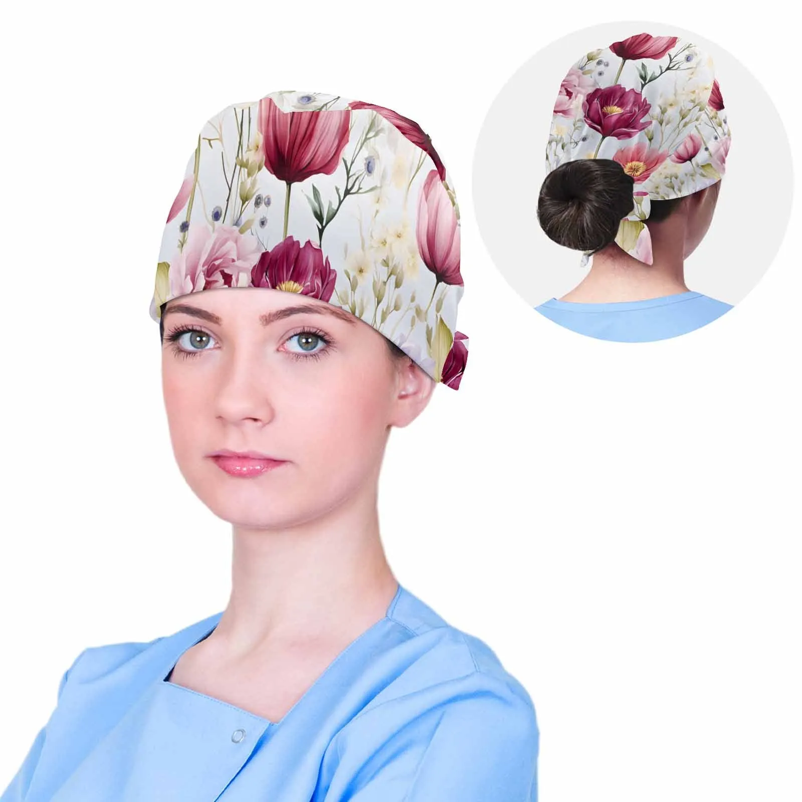 Wildflowers  Scrub Cap