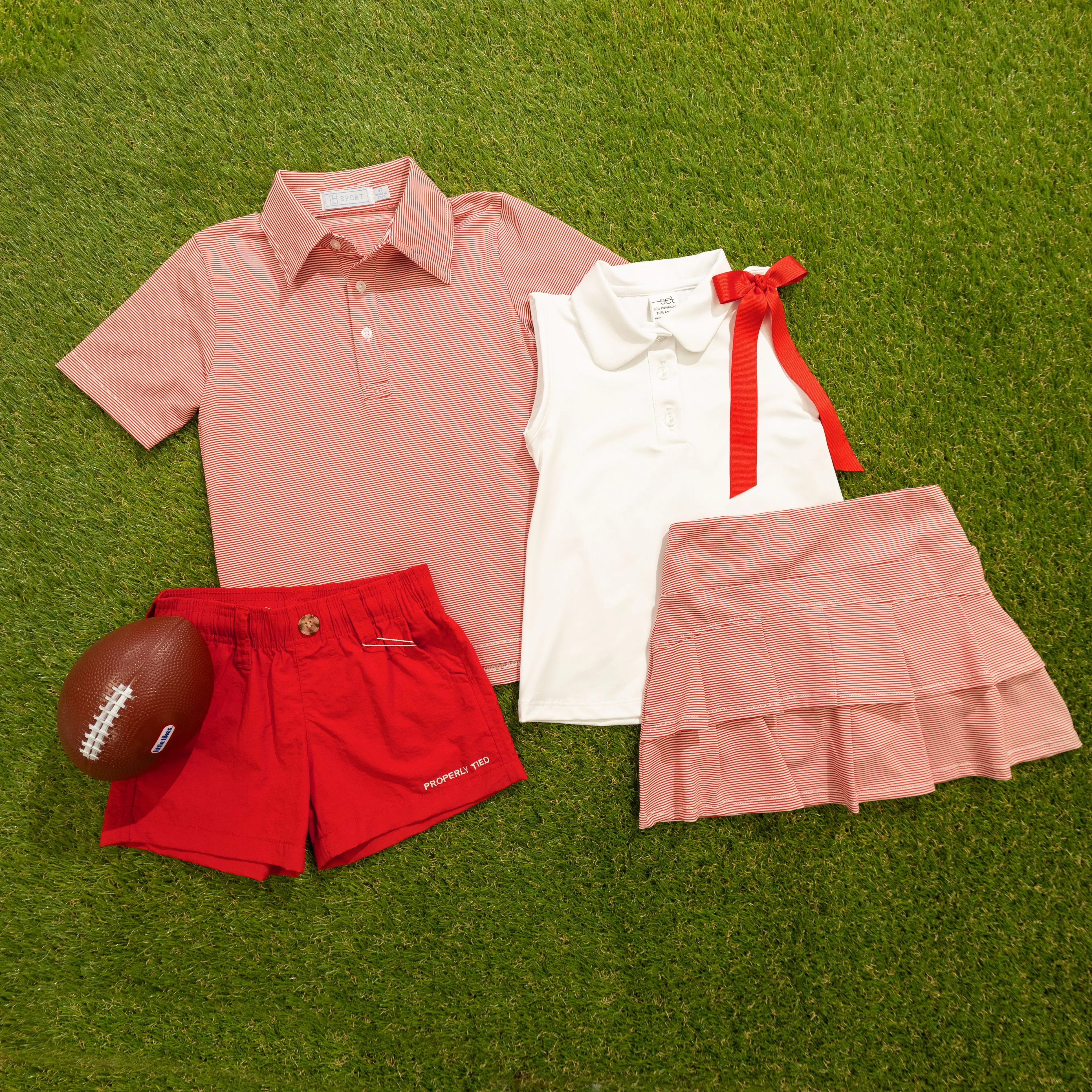 Will Performance Polo- Red And White Stripes