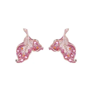 Willma "Peach Blossom Whispers" Earrings