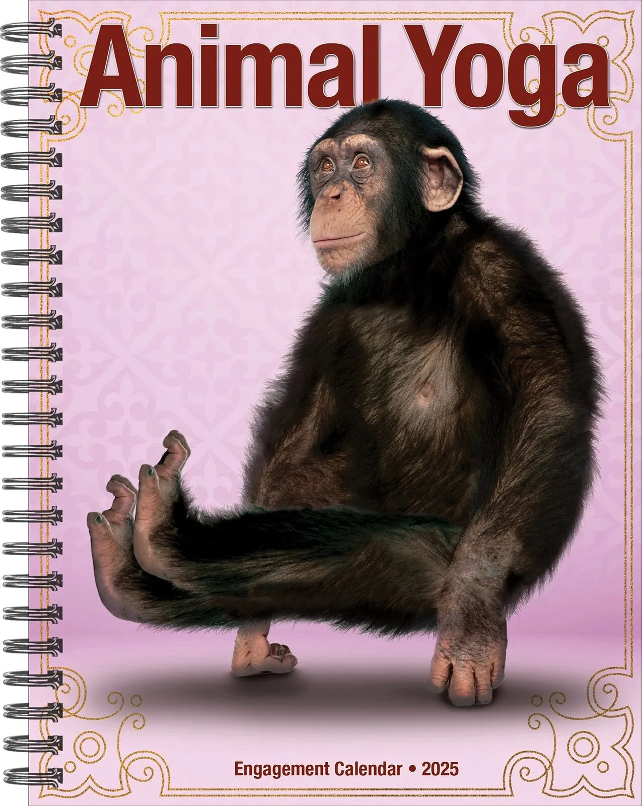 Willow Creek Animal Yoga 2025 6.5" x 8.5" Engagement Calendar