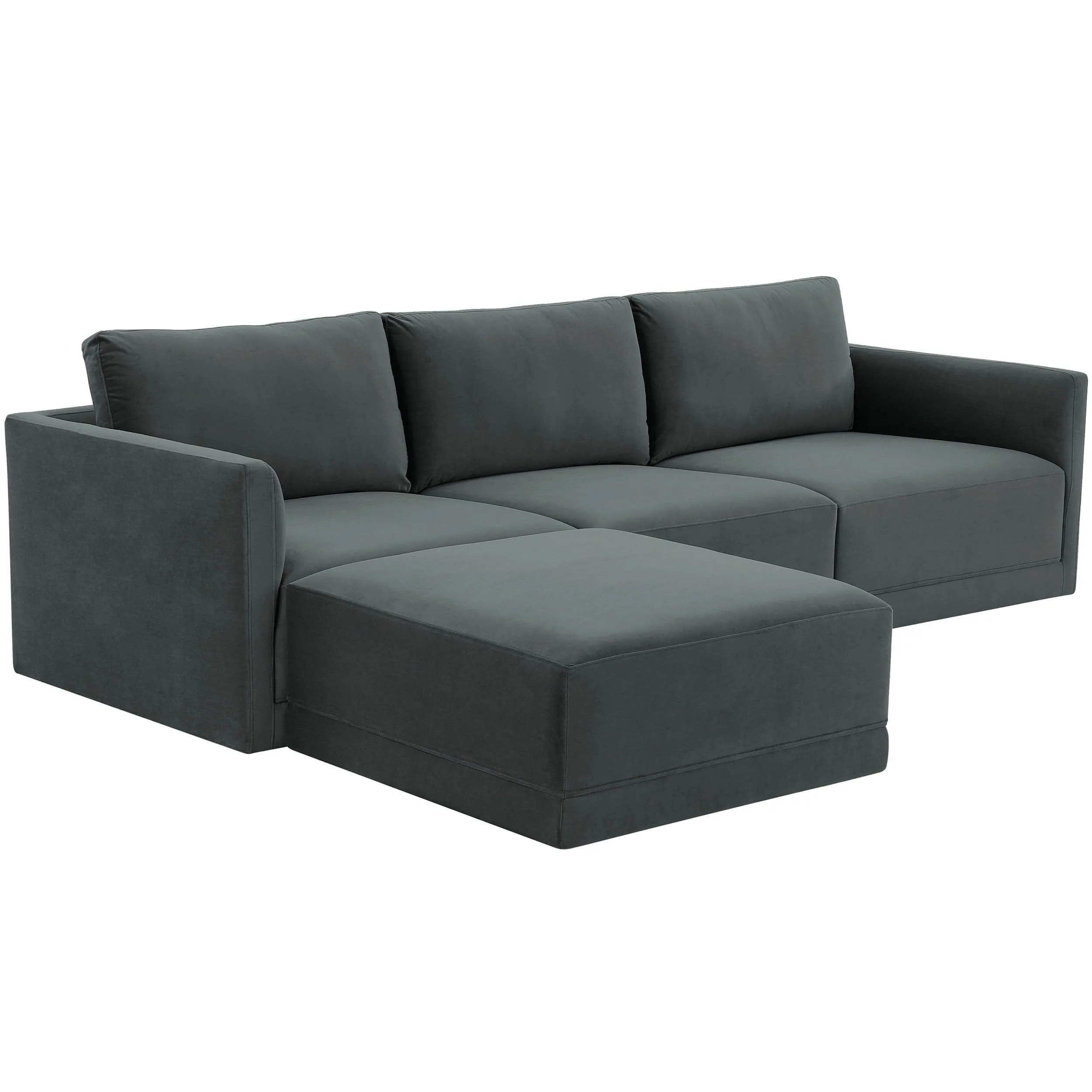 Willow Modular Sectional, Charcoal