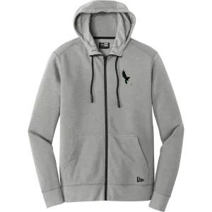 Wilmington Nighthawks New Era Tri-Blend Fleece Full-Zip Hoodie