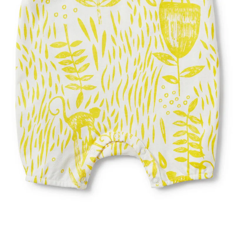 Wilson & Frenchy Mellow Yellow Ruffle All-in-One