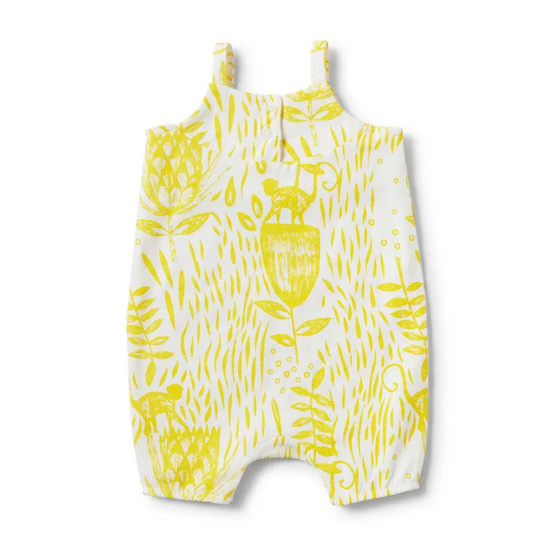 Wilson & Frenchy Mellow Yellow Ruffle All-in-One