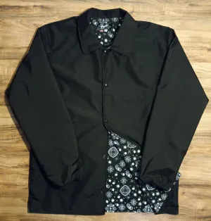 wind breaker black bandana liner