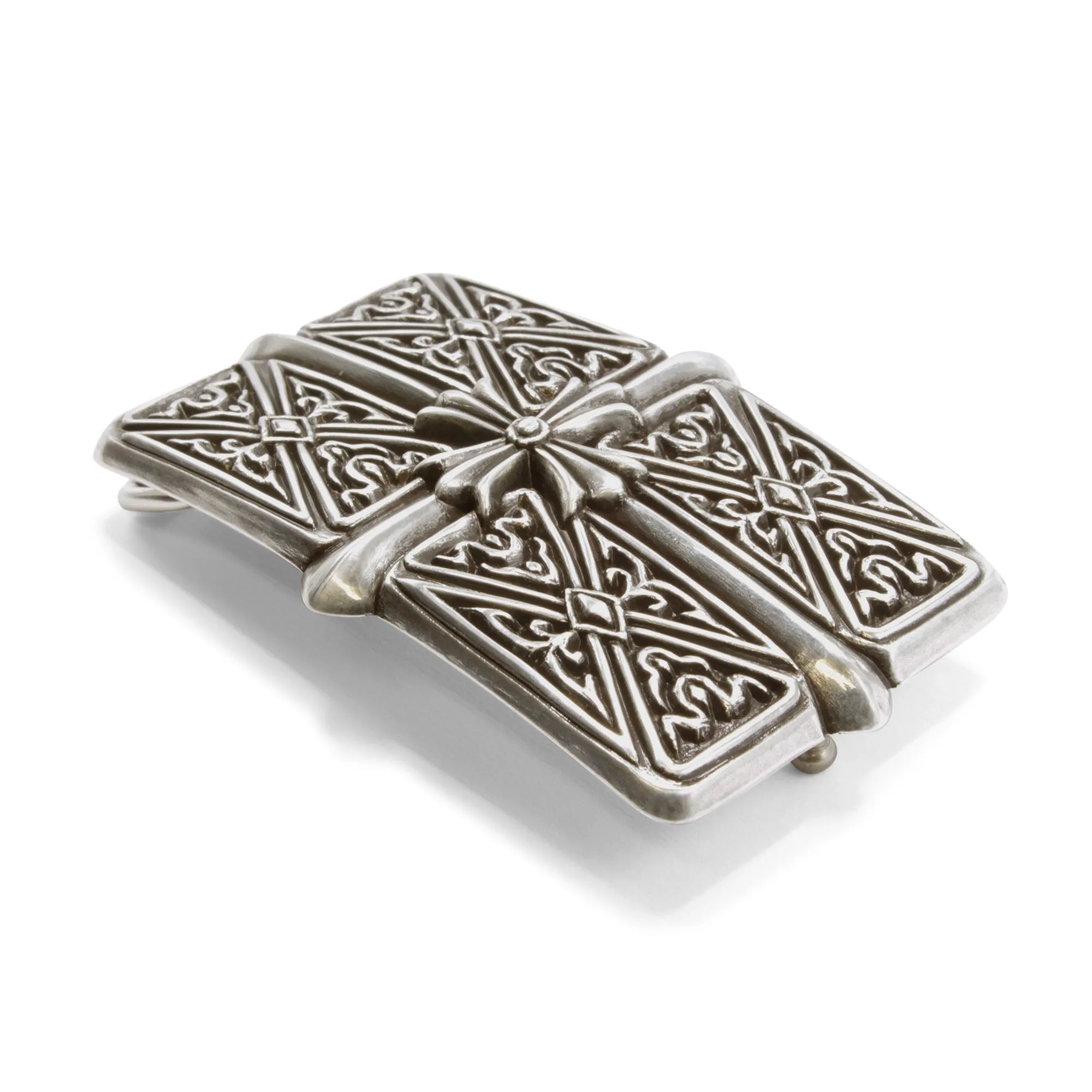 Window Pane Cross Plate Buckle 40mm