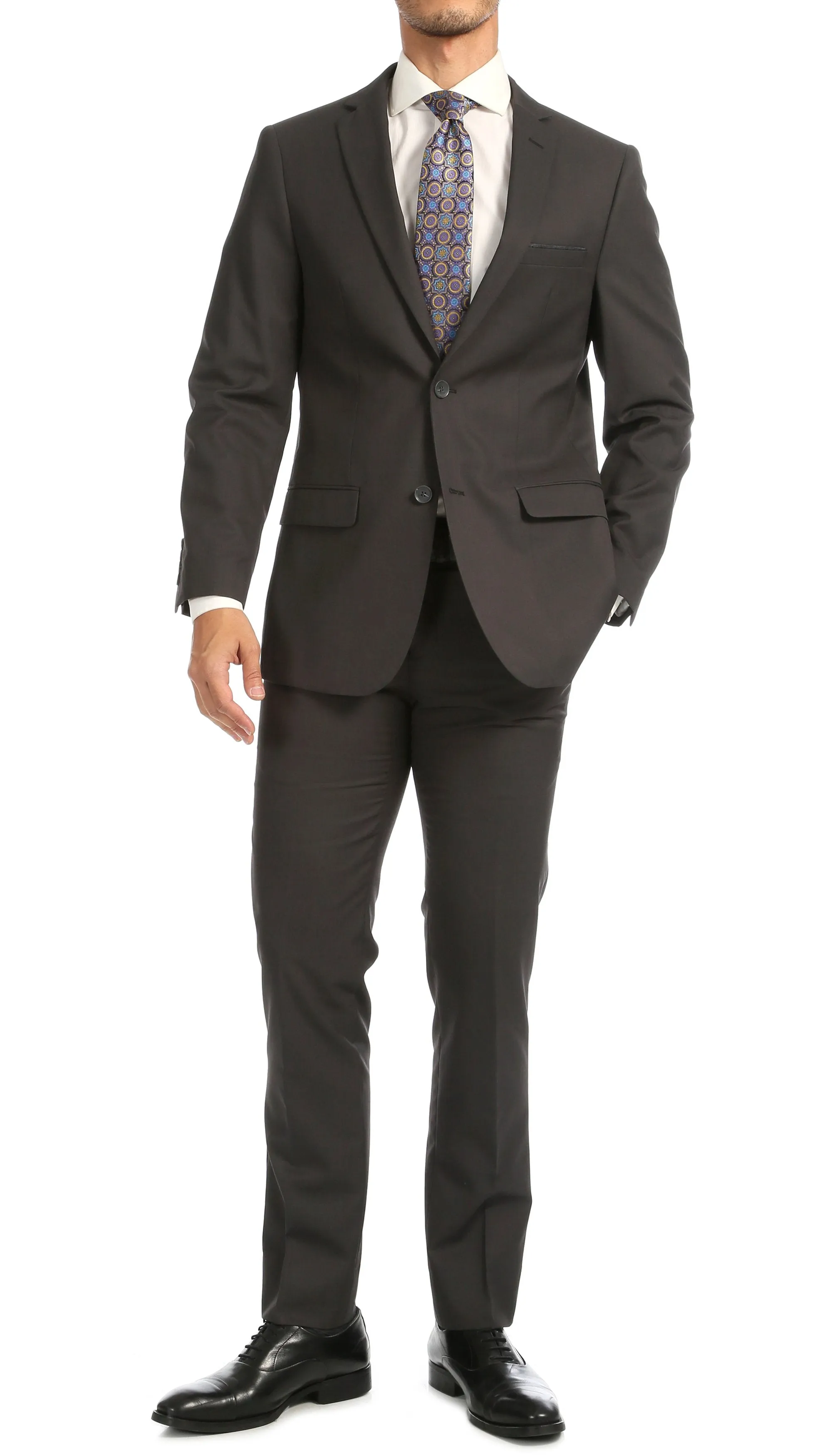 Windsor Charcoal Slim Fit 2 Piece Suit