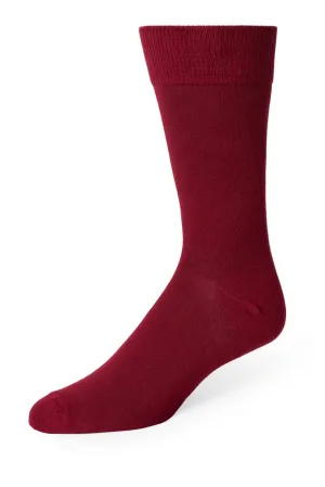 Wine Men's Dress Socks