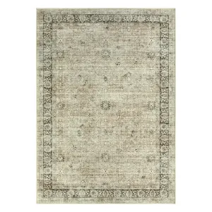 Winifred Distressed Vintage Antique Floral Ivory Area Rug