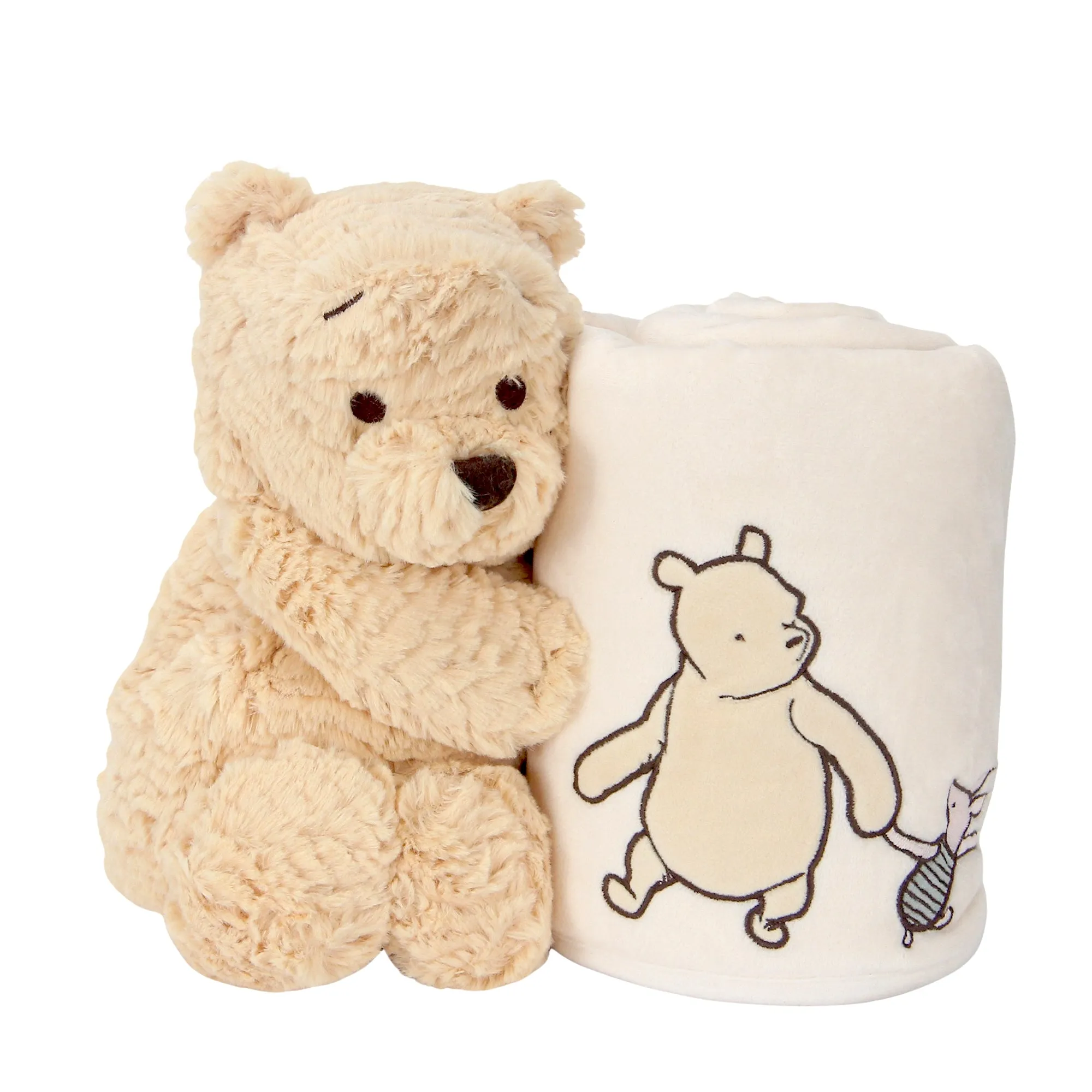 Winnie the Pooh Blanket & Plush Baby Gift Set